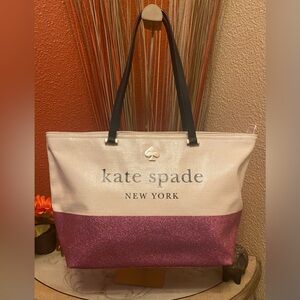 Kate Spade ♠️ - EUC - New York Flash Glitter Tote - Like New!